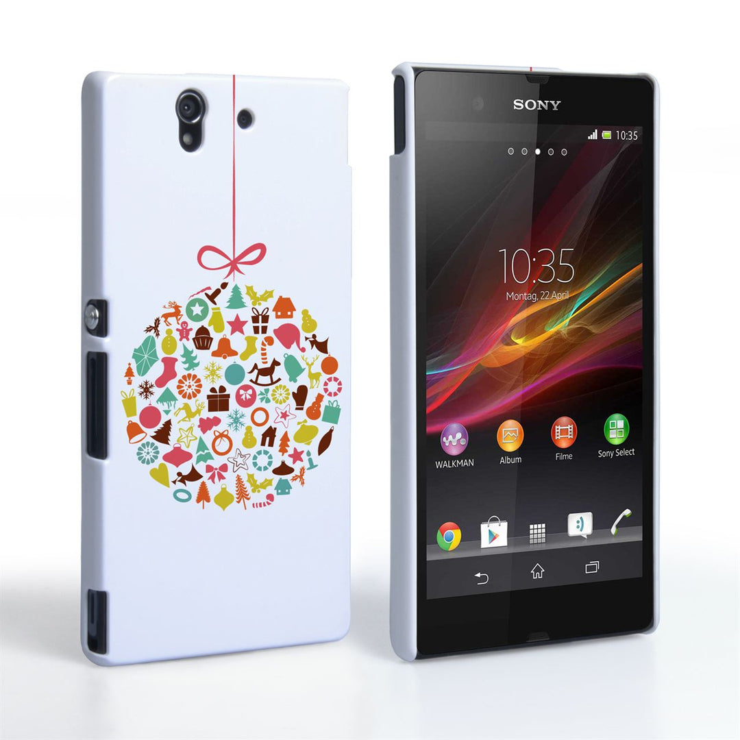 Caseflex Sony Xperia Z Christmas Bauble Decorations Case