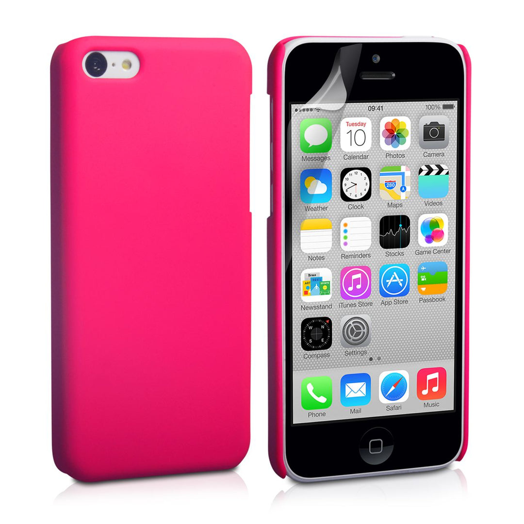 YouSave Accessories iPhone 5C Hard Hybrid Case - Hot Pink