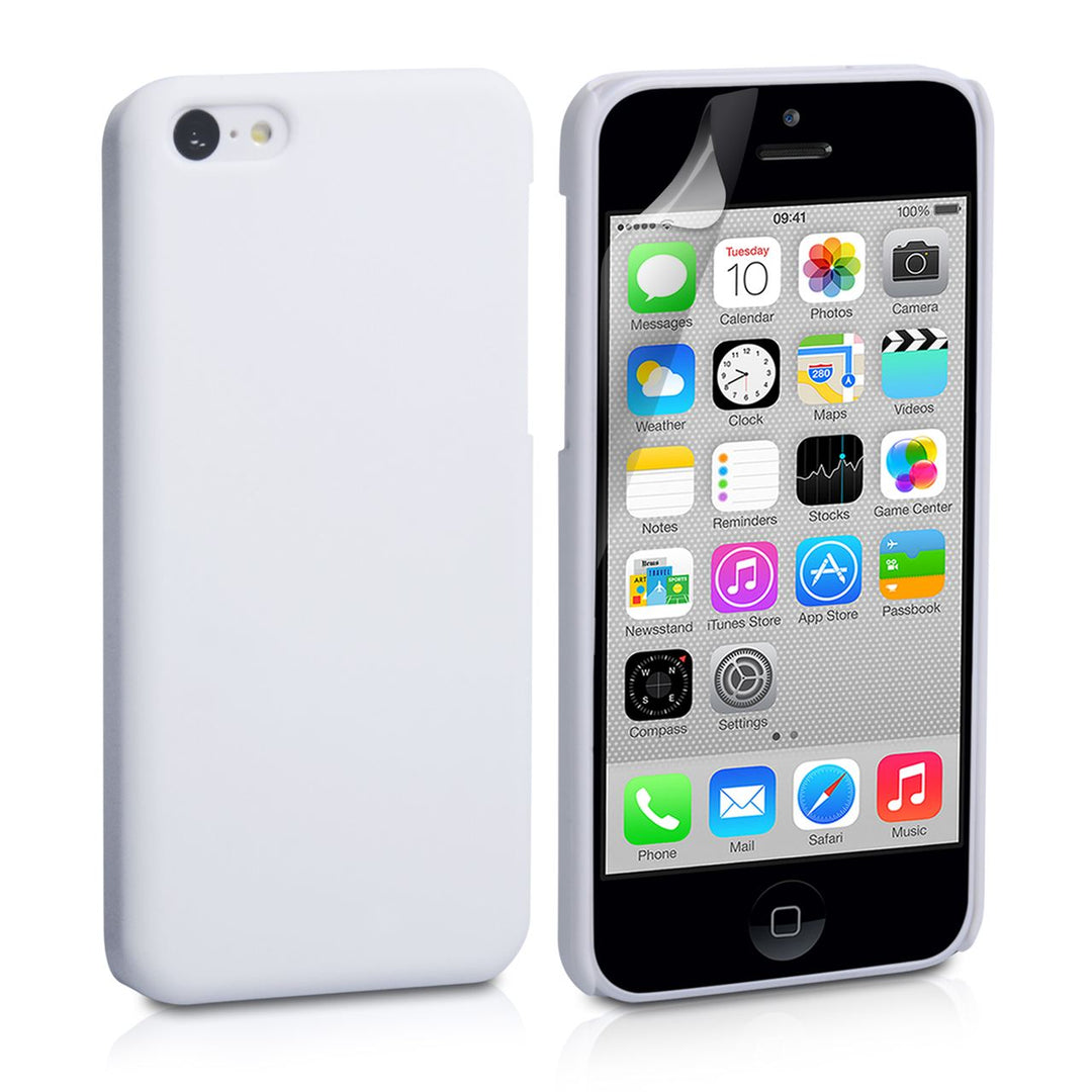 YouSave Accessories iPhone 5C Hard Hybrid Case - White