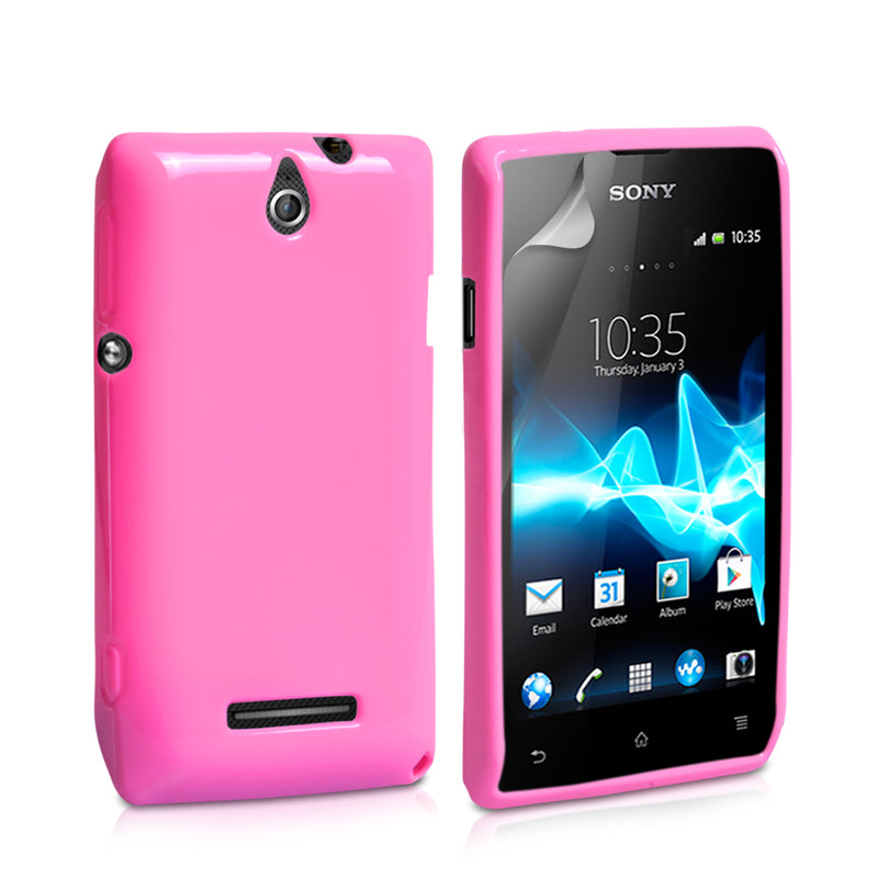YouSave Accessories Sony Xperia E TPU Gel Case - Pink