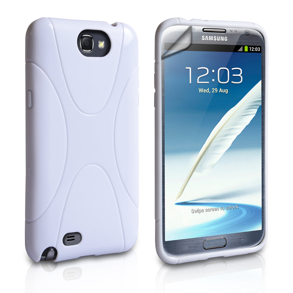 YouSave Accessories Samsung Galaxy Note 2 X-Line Case - White
