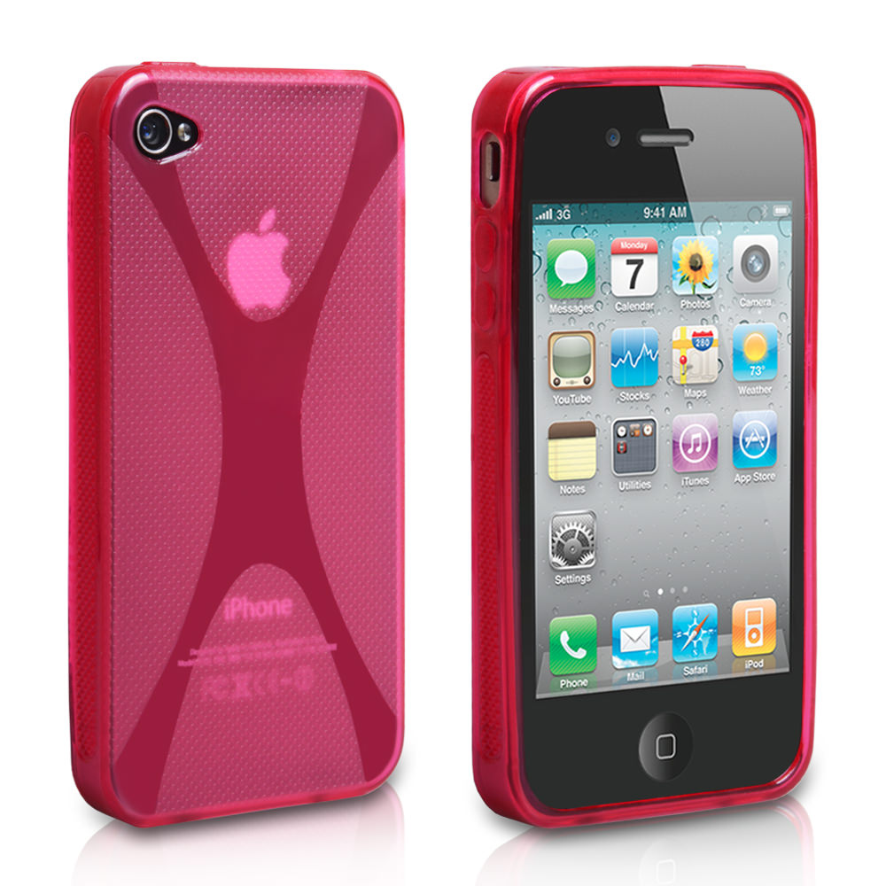 Caseflex iPhone 4 / 4S S-Line Case - Pink
