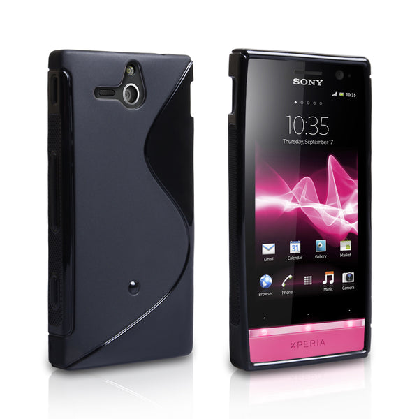 Caseflex Sony Xperia U S-Line Case - Black