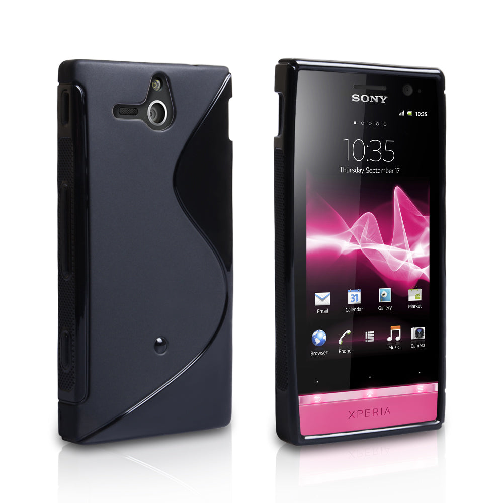 Caseflex Sony Xperia U S-Line Case - Black