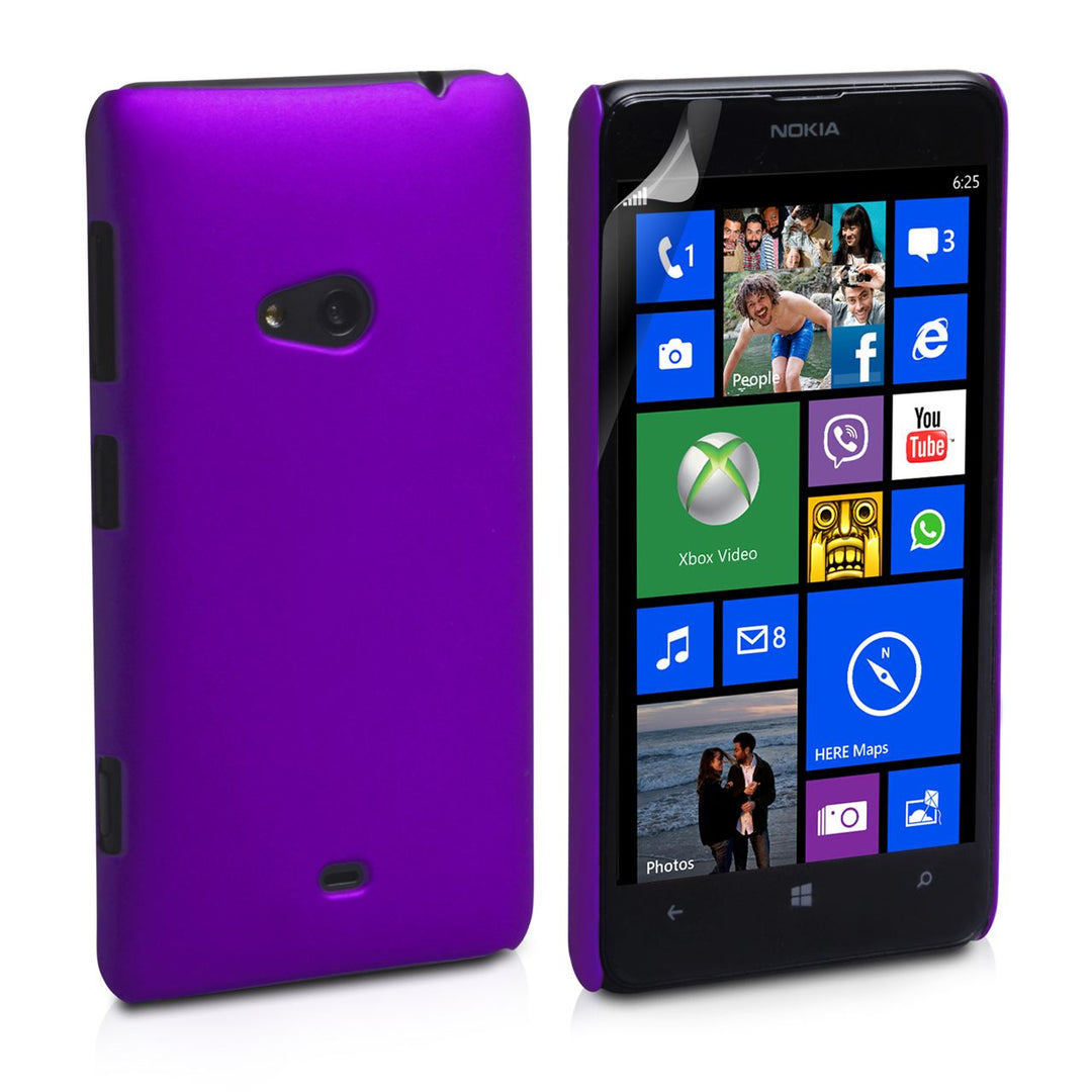 YouSave Accessories Nokia Lumia 625 Hard Hybrid Case - Purple