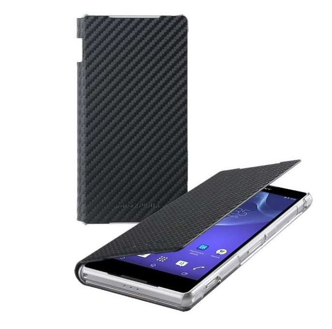 Roxfit Standing Book Case for Sony Xperia Z2 - Carbon Black