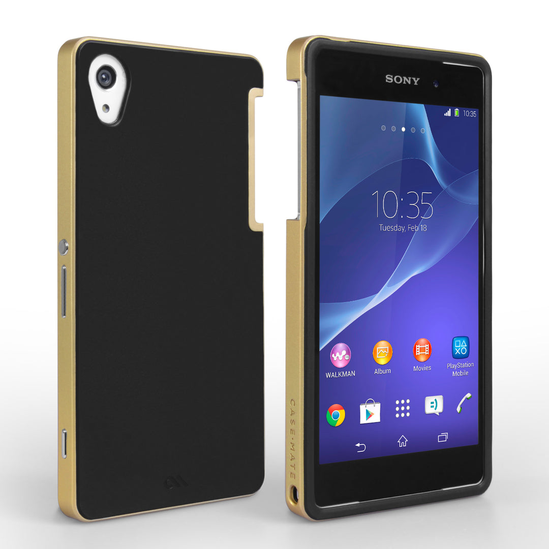 Case Mate Sony Xperia Z2 Tough Case - Black/Gold