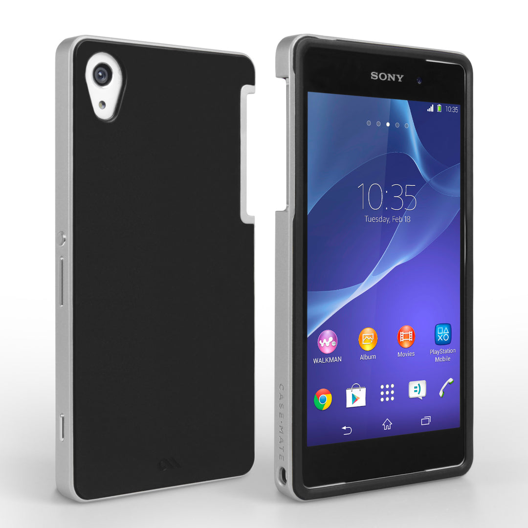 Case Mate Sony Xperia Z2 Tough Case - Black/Silver