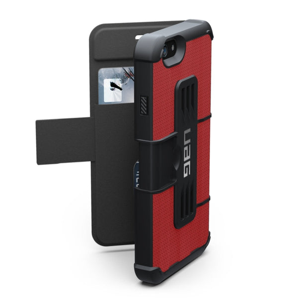 UAG Iphone 6 Plus And 6s Plus Folio Case - Rogue - Red - Black - Mobile Madhouse