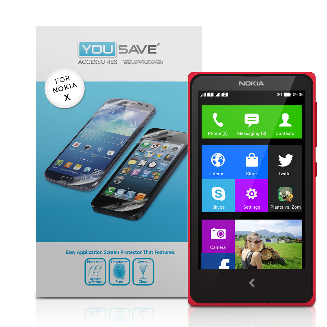 YouSave Accessories Nokia X Screen Protectors x3