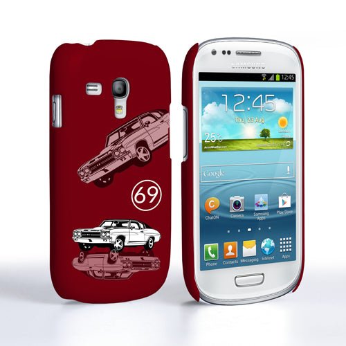 Samsung Galaxy S3 Mini Classic Car Case - Burgundy - Mobile Madhouse
