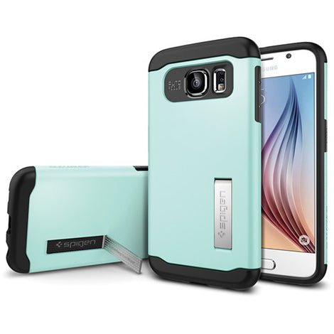 Spigen Galaxy S6 Slim Armor Case - Mint - Mobile Madhouse