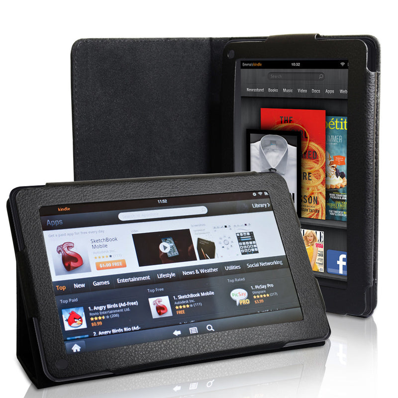 Caseflex Kindle 4 Executive Stand Case - Black