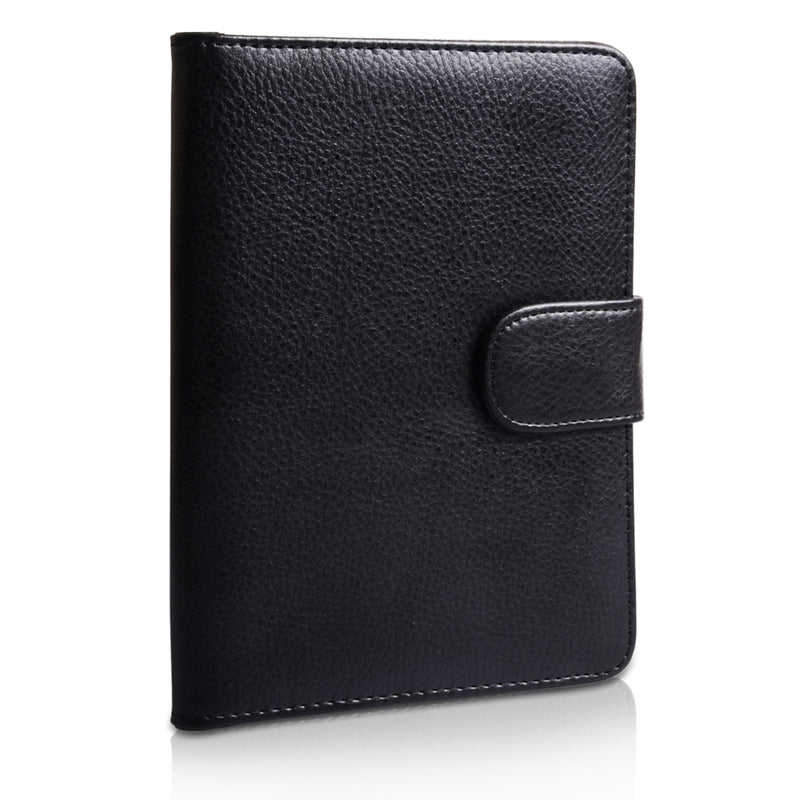 Caseflex Kindle Touch Textured Faux Leather Wallet Case - Black