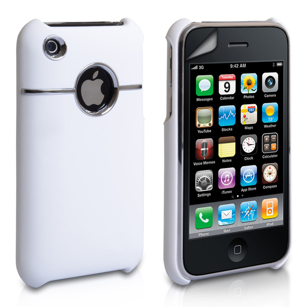 YouSave Accessories iPhone 3G / 3GS Hard Combo Case - White