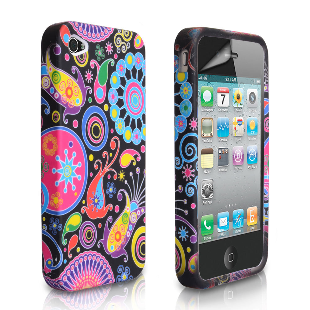 YouSave Accessories iPhone 4 / 4S Jellyfish Silicone Gel Case