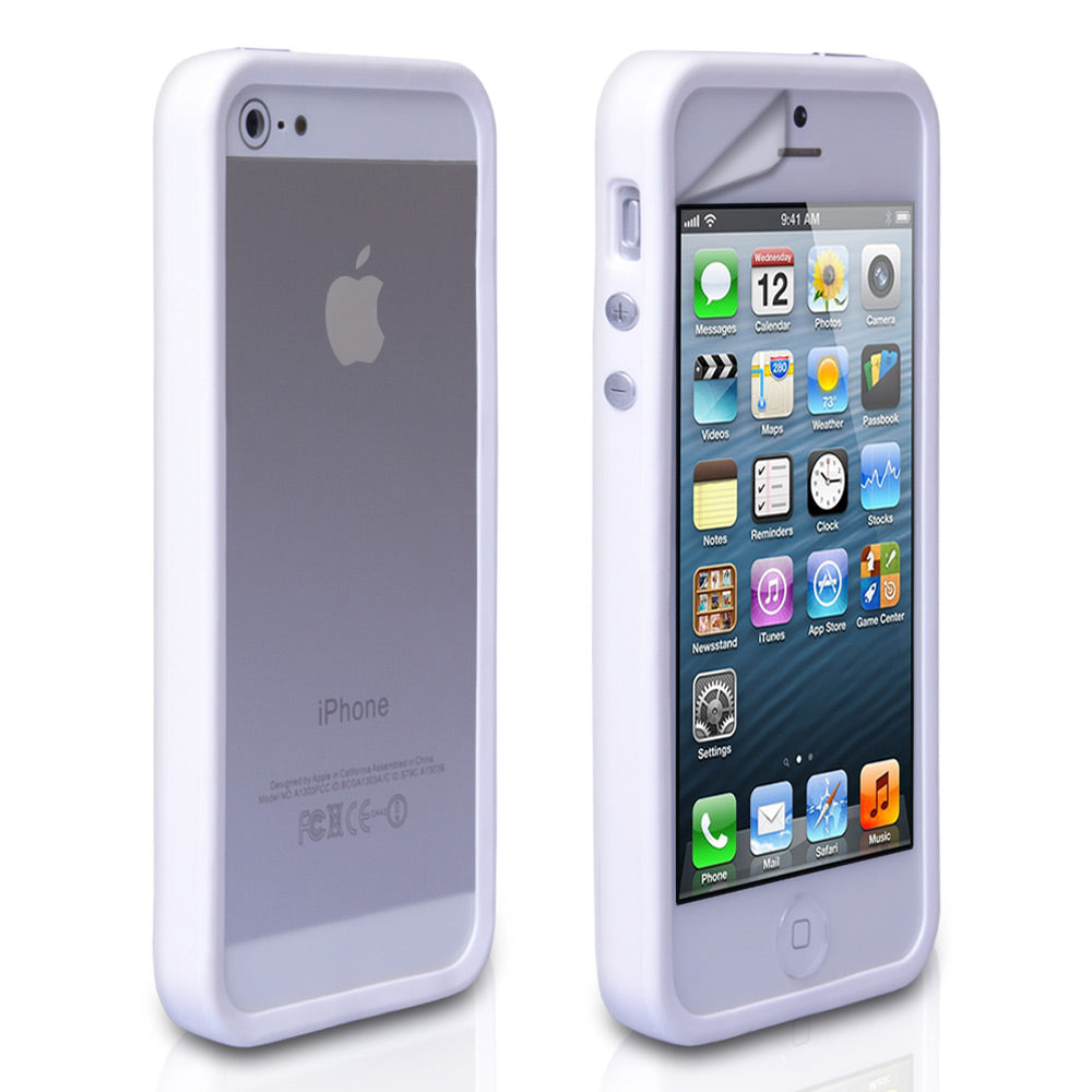 YouSave Accessories iPhone 5 / 5S White Bumper Case