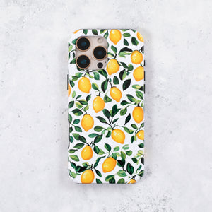 Lemon Zest Tough Phone Case – iPhone 15 Pro