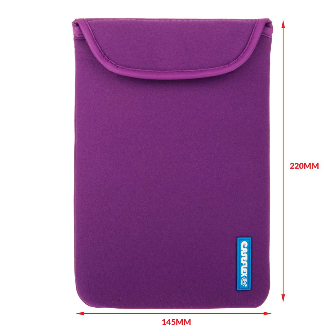 Caseflex 7 Inch Purple Neoprene Tablet Pouch (S)