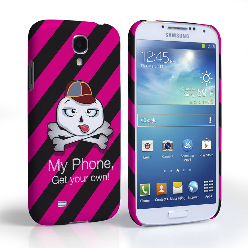 Caseflex Samsung Galaxy S4 Striped Cartoon Skull Hard Case