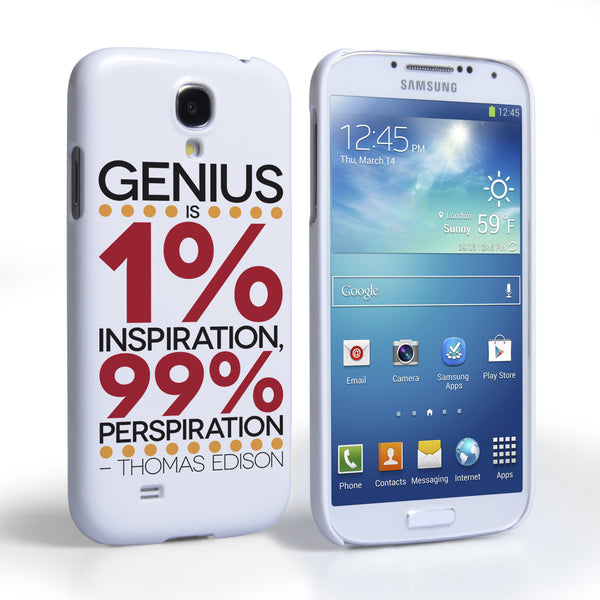 Caseflex Samsung Galaxy S4 Thomas Edison Quote Case
