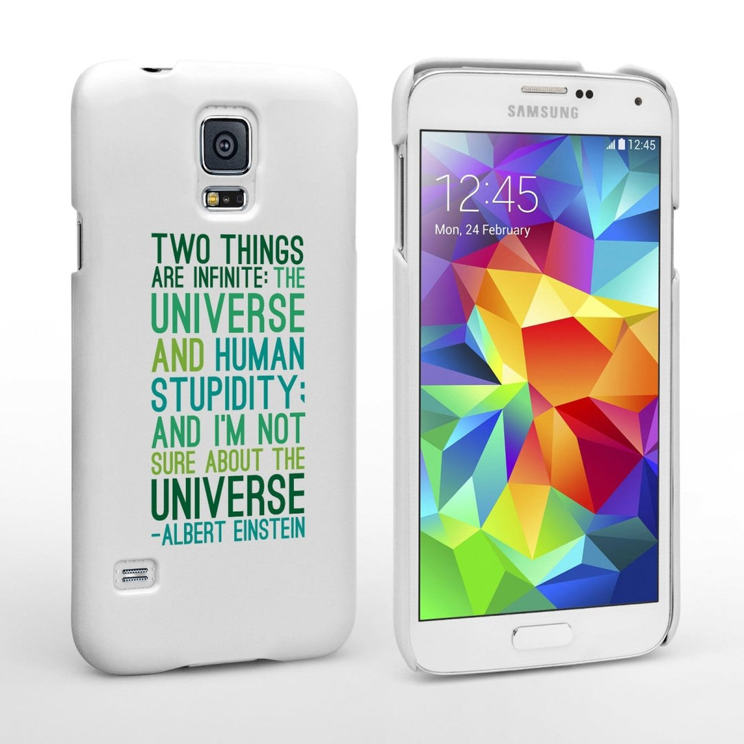 Caseflex Samsung Galaxy S5 Albert Einstein Quote Case - Mobile Madhouse