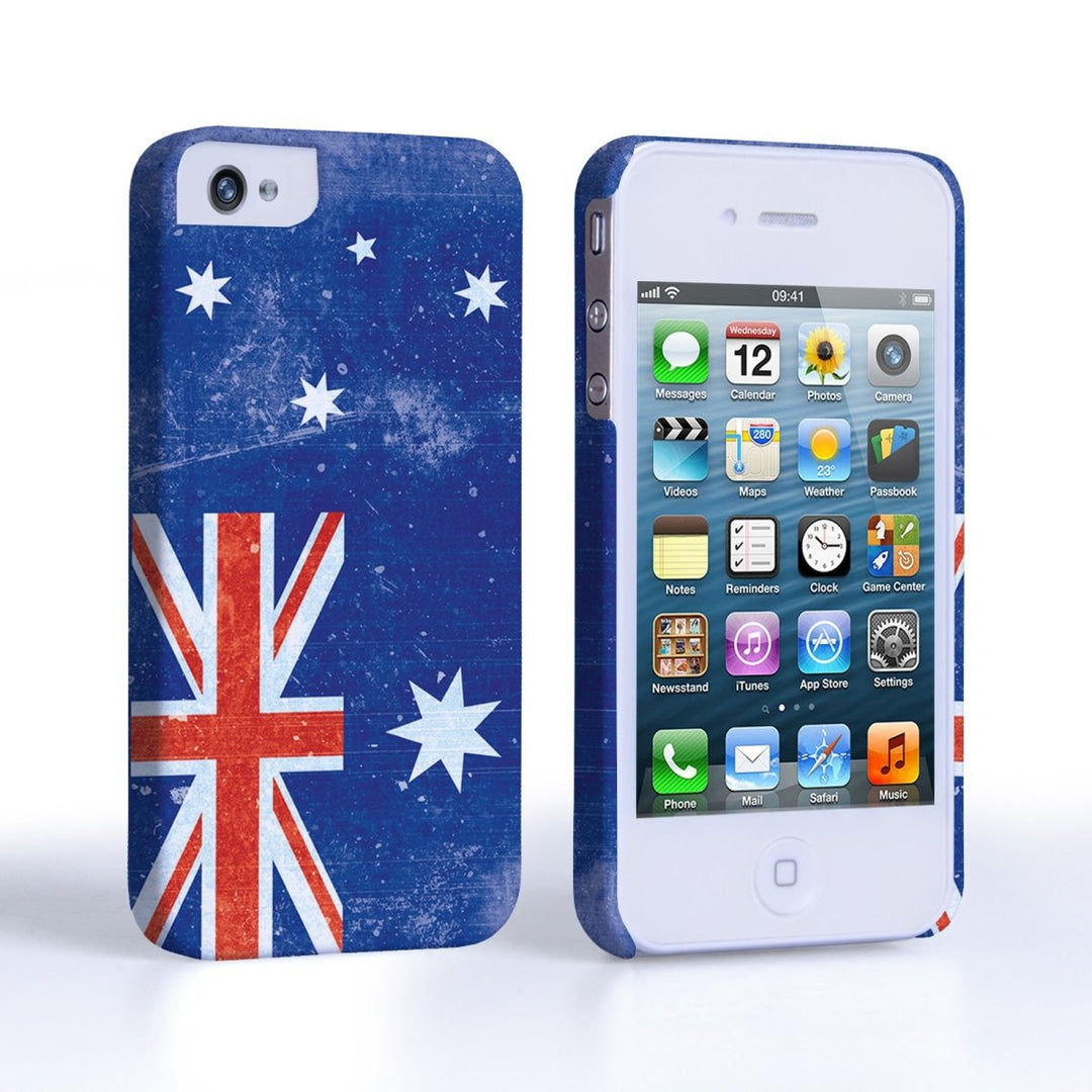 Caseflex iPhone 4s Retro Australia Flag Case - Mobile Madhouse