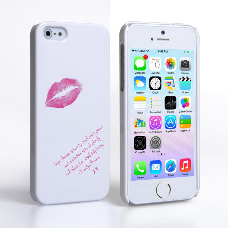 Caseflex iPhone 5 / 5S Marilyn Monroe Quote Hard Case