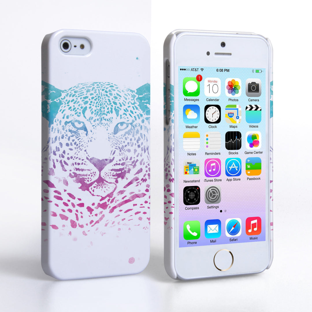 Caseflex iPhone 5 / 5S Leopard Splash Hard Case