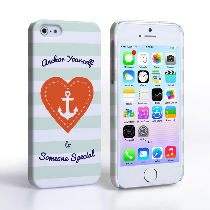 Caseflex iPhone 5 / 5S Anchor Love Heart Case