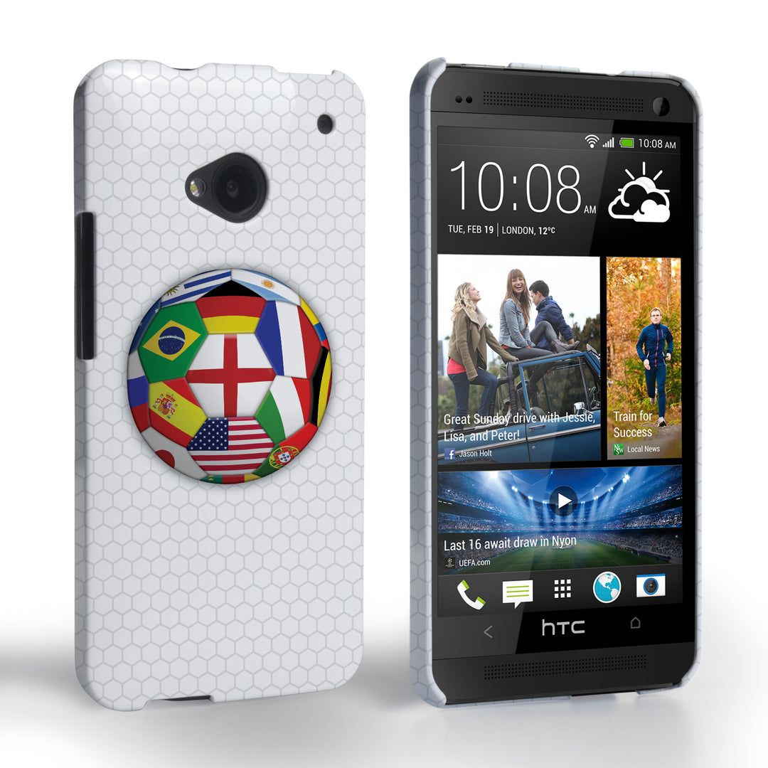 Caseflex HTC One Flags World Cup Case
