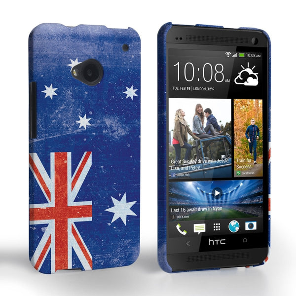 Caseflex HTC Oneretro Australia Flag Case - Mobile Madhouse