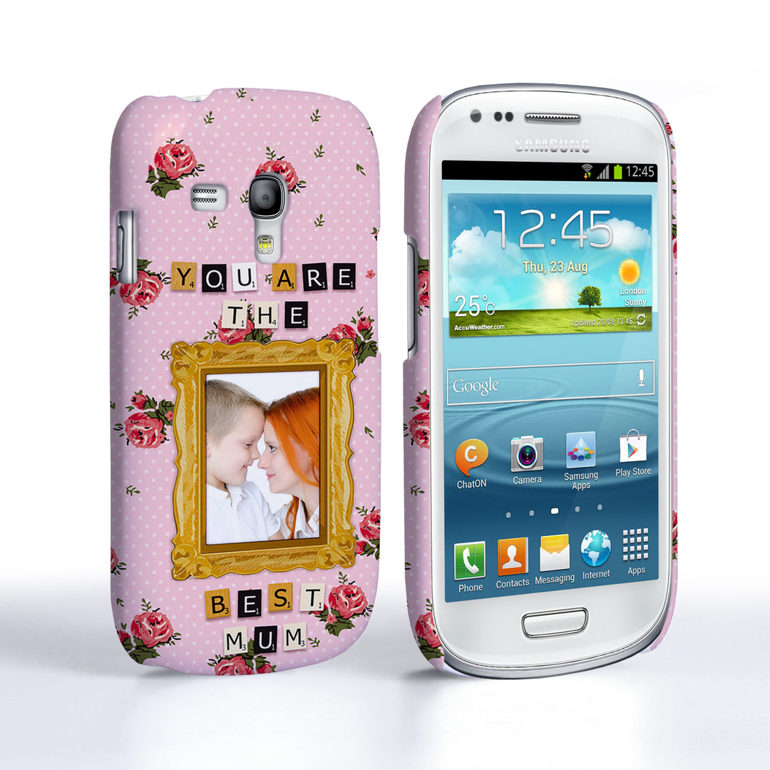 Caseflex Samsung Galaxy S3 Mini ‘You are the best Mum’ Personalised Hard Case – Pink