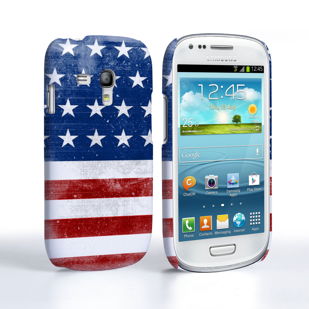 Caseflex Samsung Galaxy S3 Mini Retro USA Flag Case