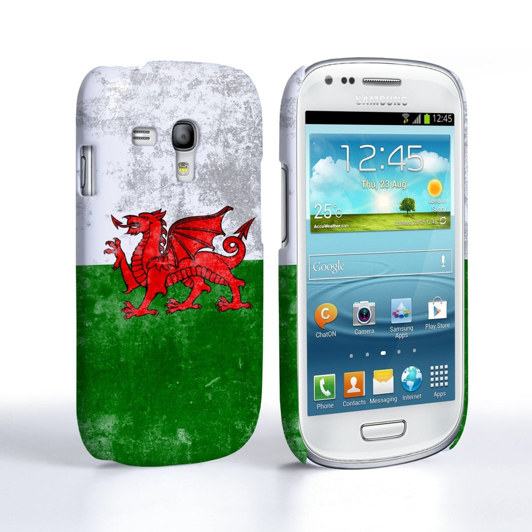 Caseflex Samsung Galaxy S3 Mini Retro Wales Flag Case - Mobile Madhouse