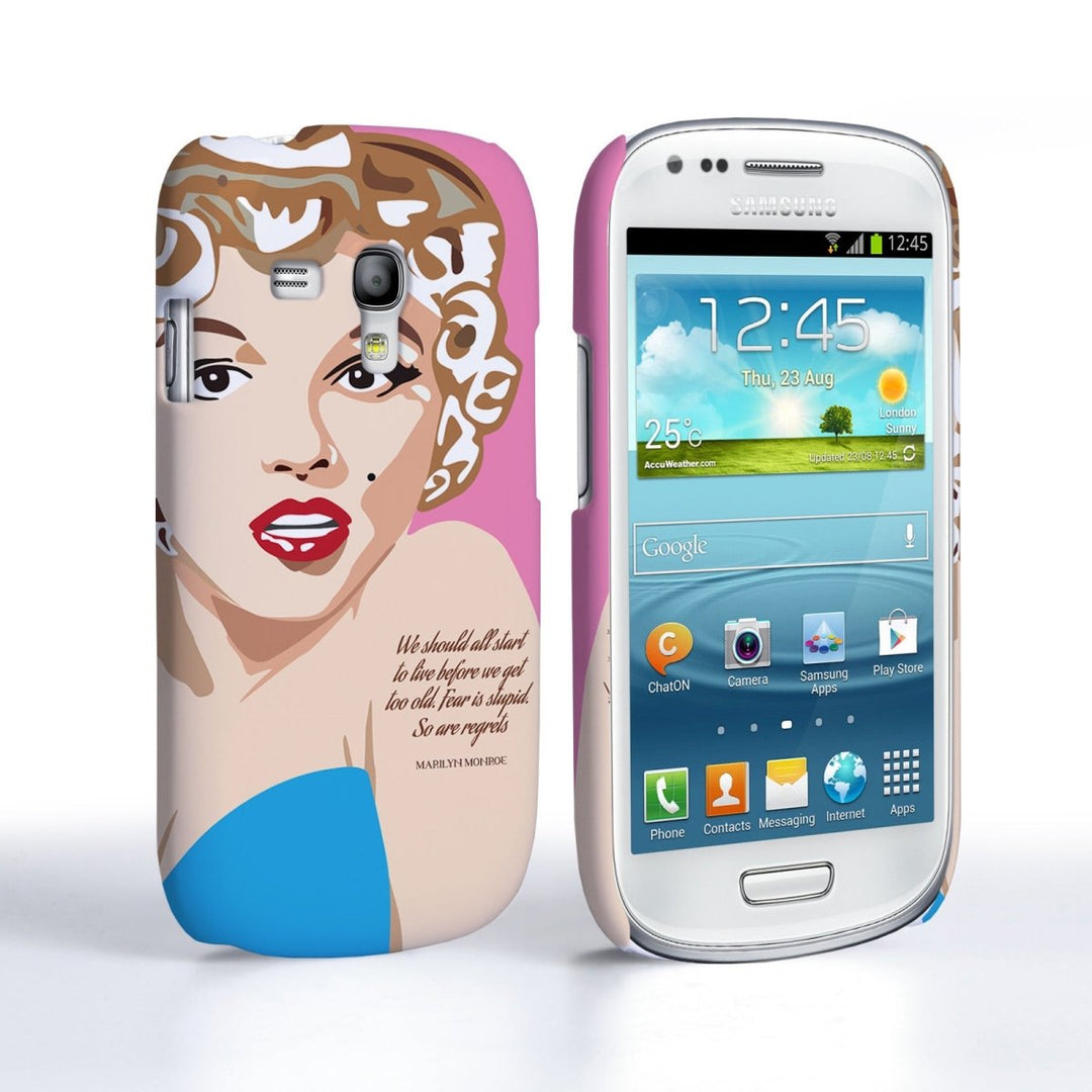 Samsung Galaxy S3 Mini Case Marilyn Monroe Quote - Mobile Madhouse