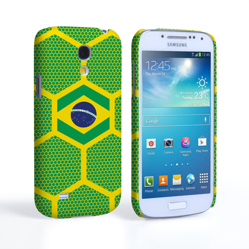 Caseflex Samsung Galaxy S4 Mini Brazil Football Pattern World Cup Case