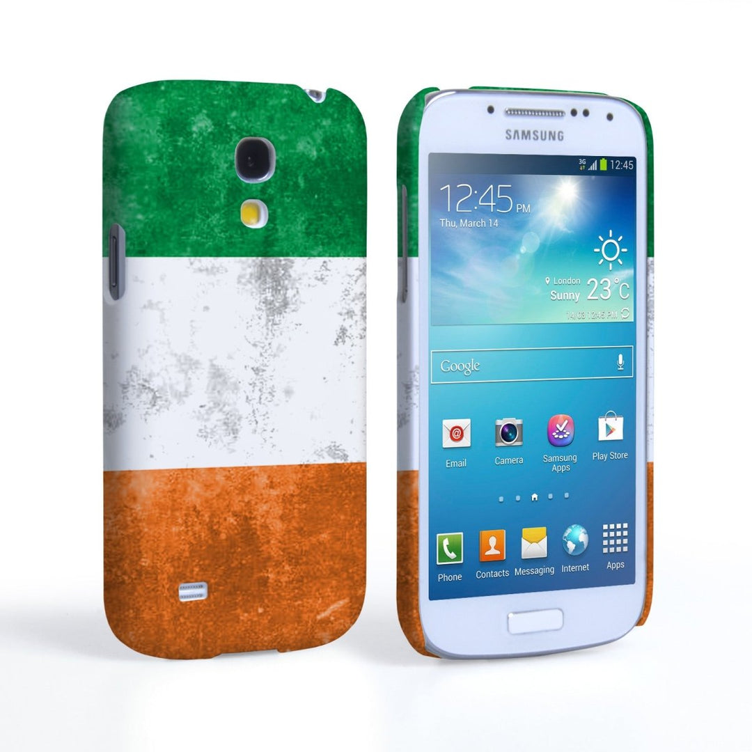 Caseflex Samsung Galaxy S4 Mini Retro Ireland Flag Case - Mobile Madhouse