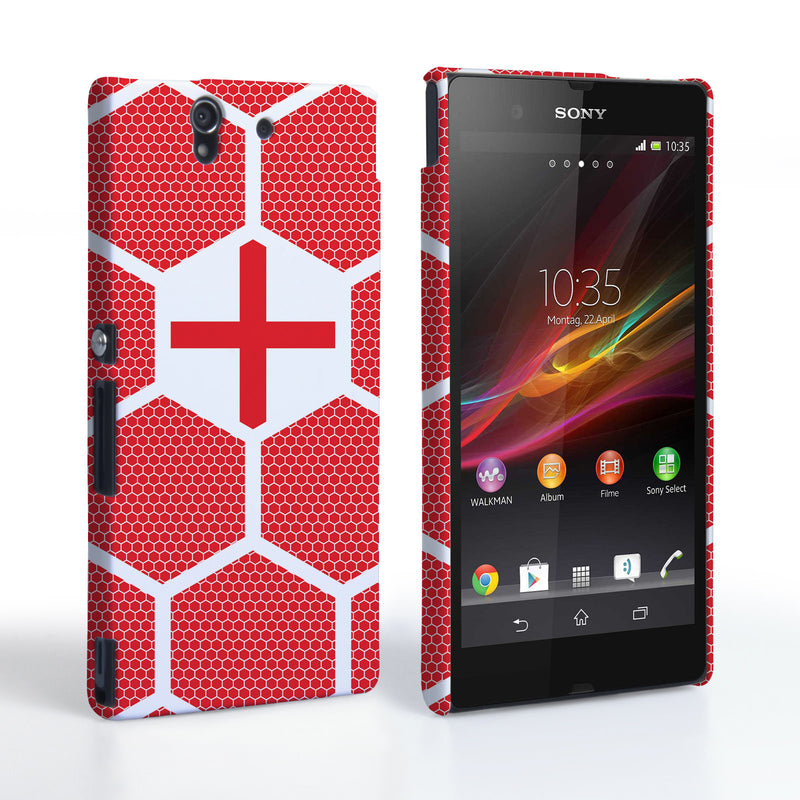 Caseflex Sony Xperia Z England Football Pattern World Cup Case