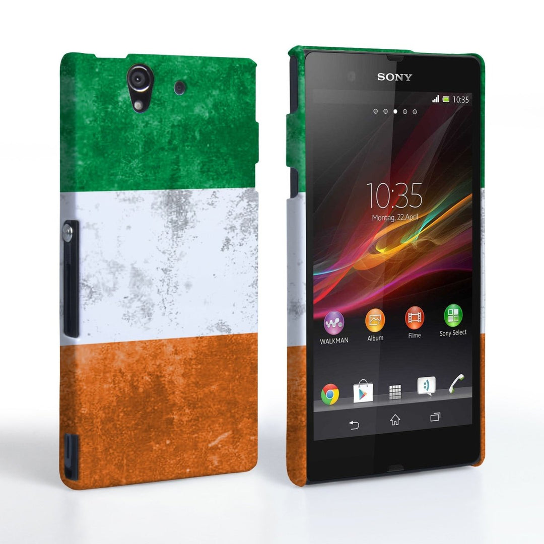 Caseflex Sony Xperia Z Retro Ireland Flag Case - Mobile Madhouse