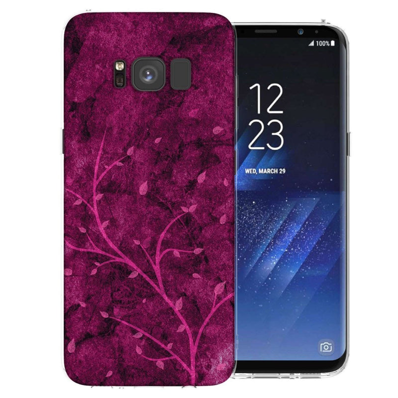 Samsung Galaxy S8 Pink Tree TPU Gel Case - Mobile Madhouse