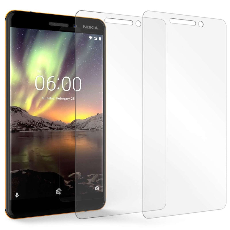 Nokia 6 (2018) Glass Screen Protector - Twin Pack - Mobile Madhouse