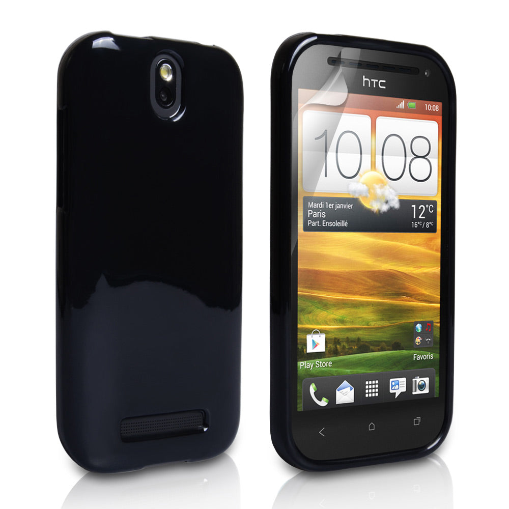 YouSave Accessories HTC One SV Black Gel Case
