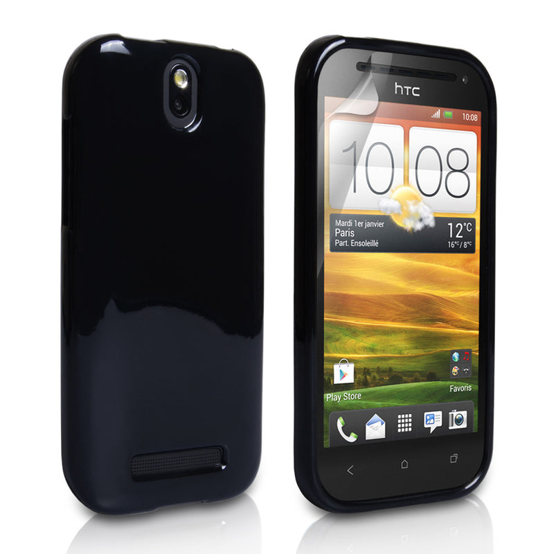 YouSave Accessories HTC One SV Black Gel Case