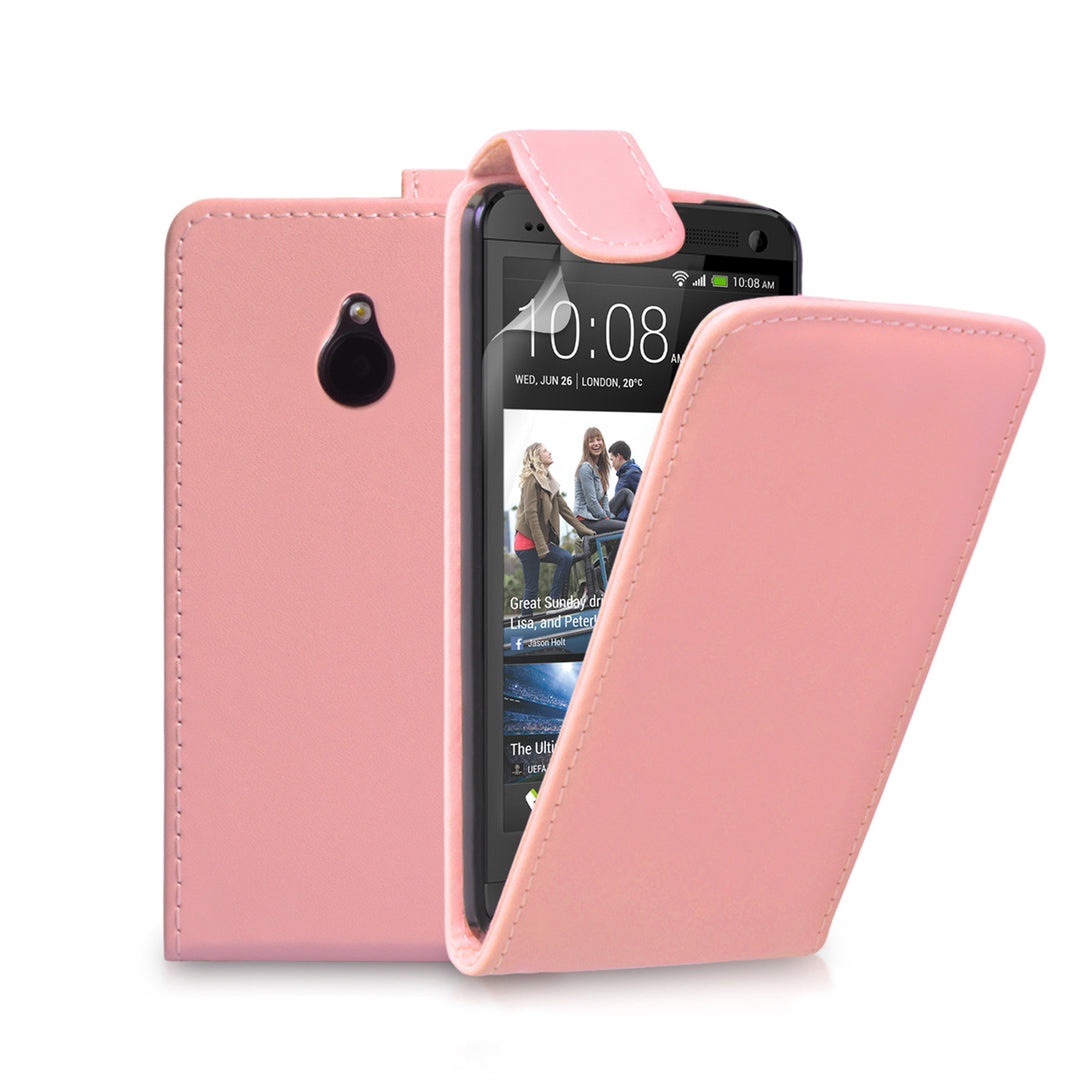 YouSave Accessories HTC ONE Mini Leather-Effect Flip Case