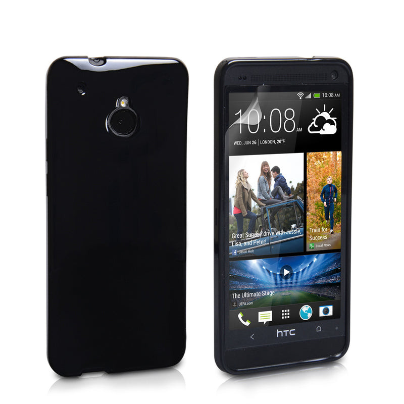 YouSave Accessories HTC ONE Mini Silicone Gel Case - Black