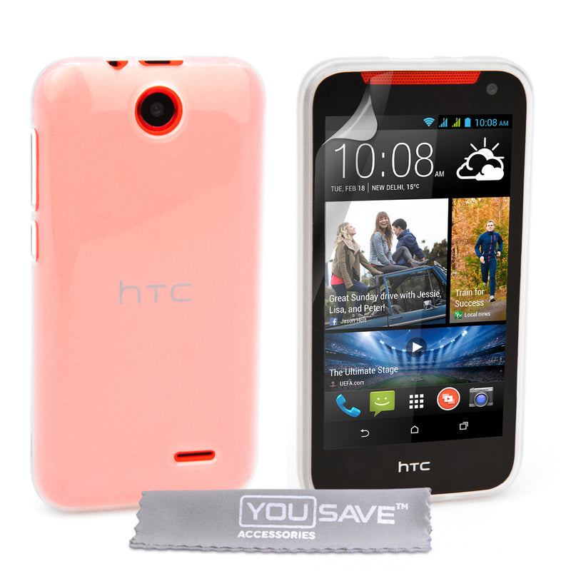 YouSave Accessories HTC Desire 310 Silicone Gel Case - Clear