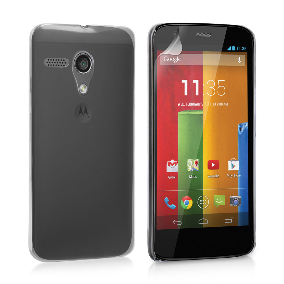 YouSave Accessories Motorola Moto G Hard Case - Crystal Clear