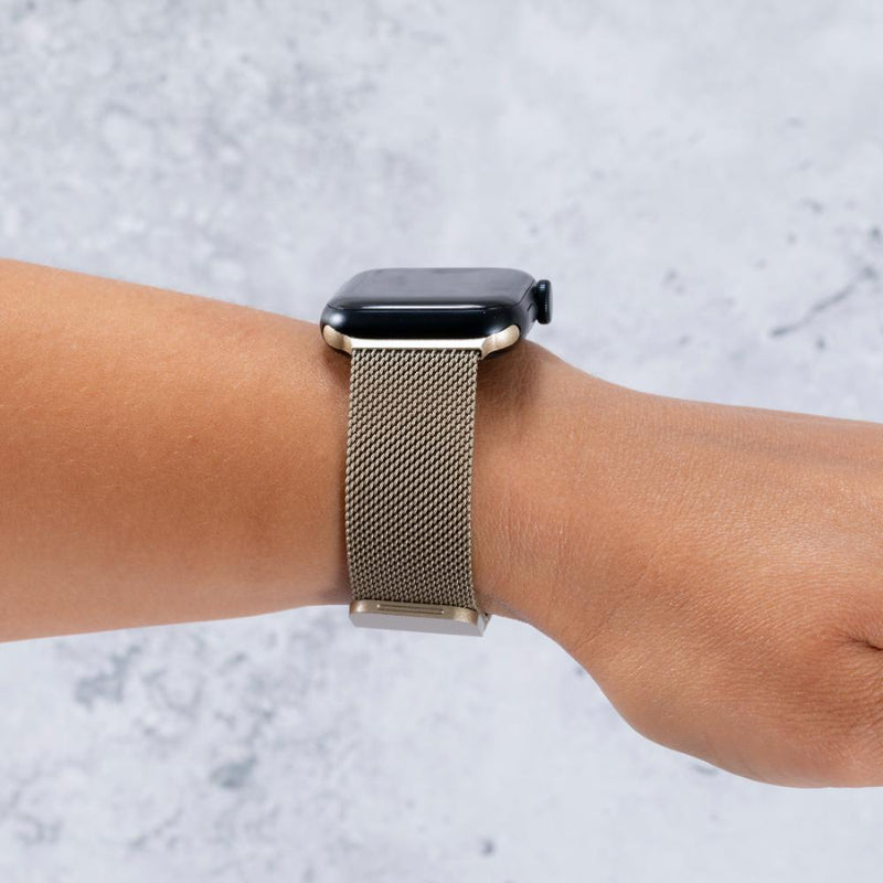 Milanese Loop Stainless Steel Adjustable Metal Strap for Apple Watch