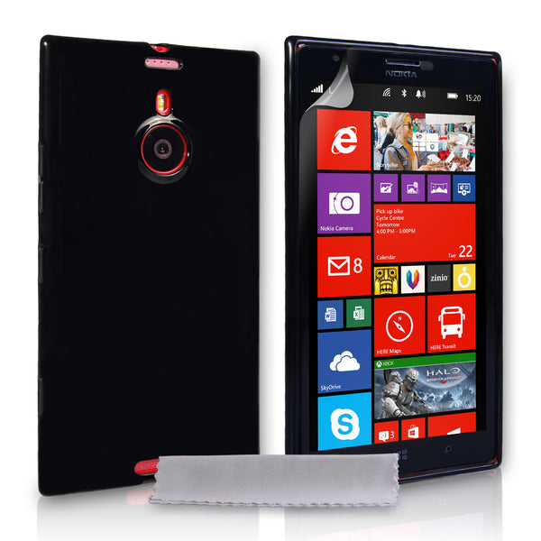 YouSave Accessories Nokia Lumia 1520 TPU Gel Case - Black
